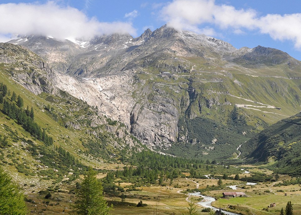 Glacier du Rhône en 2019