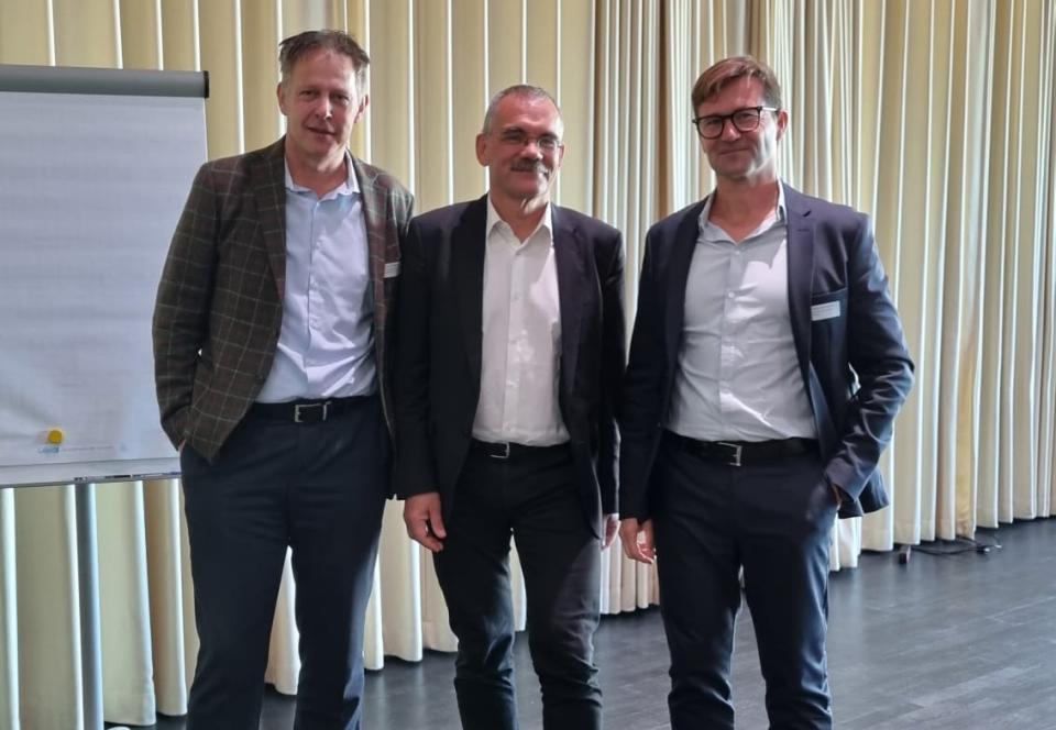 Christoph Zemp (ZH), Jean-François Steiert (FR) et Christophe Joerin (FR) à l’assemblée générale constitutive de l’association