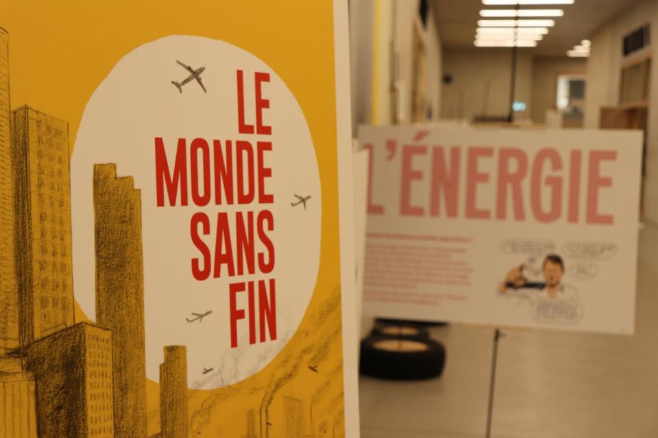 Le Climat Lunch no 14 s’est déroulé dans le cadre de l’exposition «Le Monde sans fin», elle-même tirée de la BD de Jean-Marc Jancovici et Christophe Blain (parue en 2021).