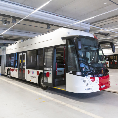 TPF – Les trolleybus à batterie des Transports publics fribourgeois