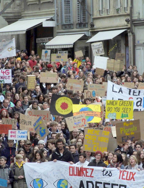 Les jeunes pour le climat – Grève du Climat de Fribourg, 15 mars 2019